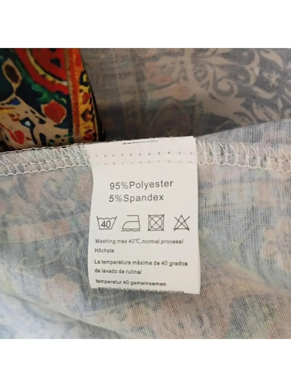 Bohemian Style Open Front Cardigan XL